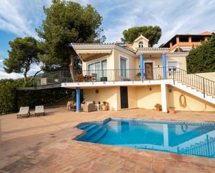 Exterior view of House or chalet for sale in Málaga Capital  with Air Conditioner, Heating and Private garden