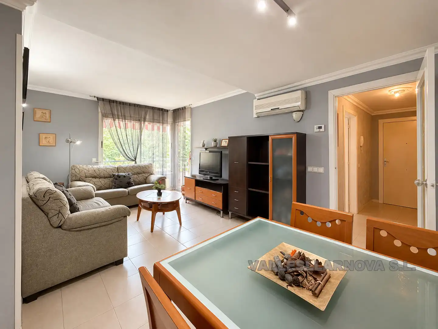 Living room of Flat for sale in Mollet del Vallès  with Air Conditioner, Heating and Terrace