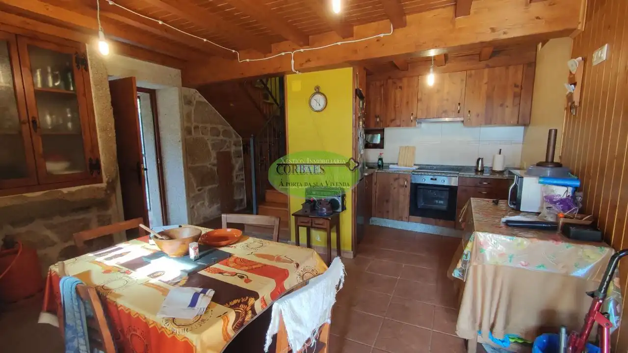 Cuina de Casa o xalet en venda en Vilamarín amb Moblat i Balcó