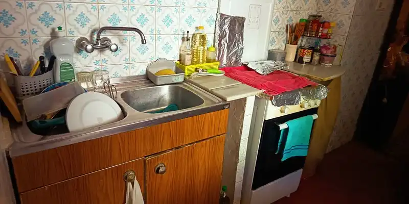 Cuina de Casa adosada en venda en Gandia amb Terrassa, Traster i Moblat