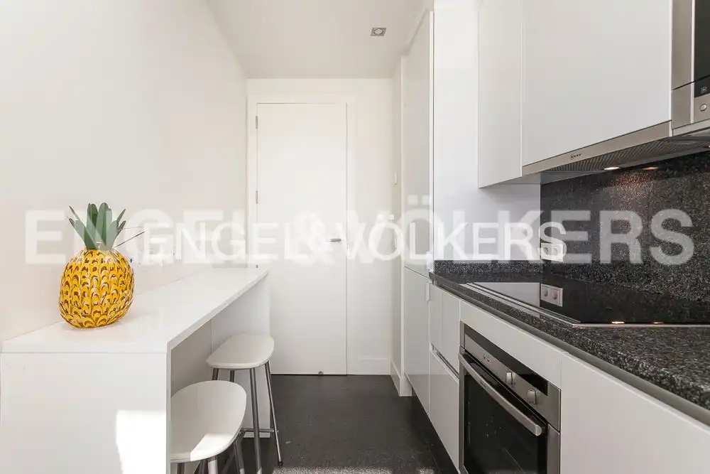 Kitchen of Attic for rent in Madrid  with Air Conditioner, Heating and Furnished
