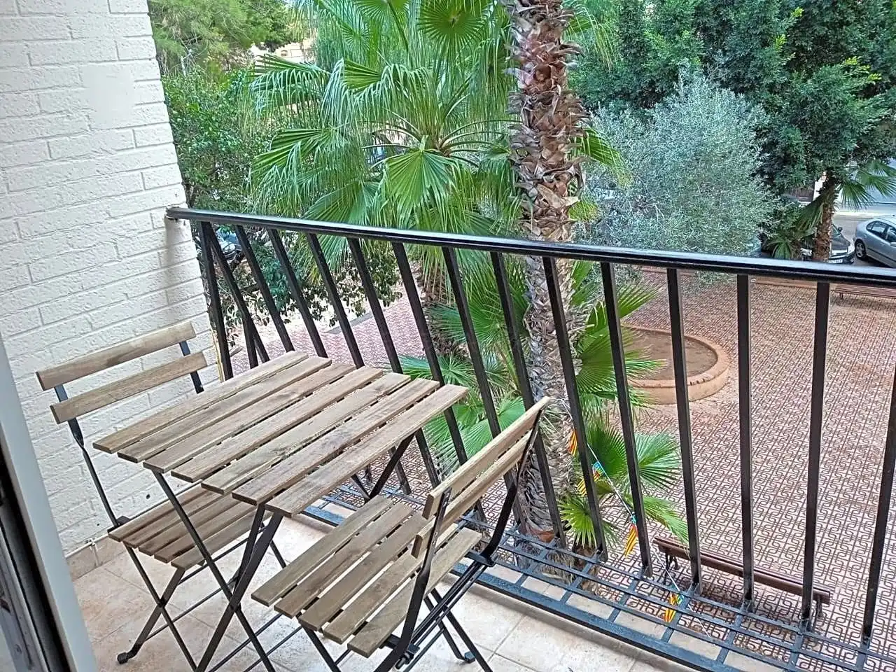 Terrassa de Apartament de lloguer en Moncada amb Terrassa, Moblat i Balcó