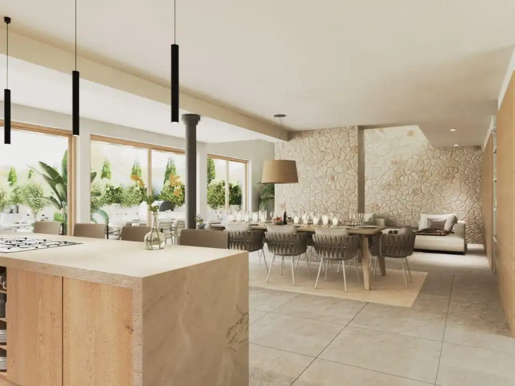 Comedor de Casa adosada en venta en Ses Salines con Aire acondicionado, Jardín privado y Terraza
