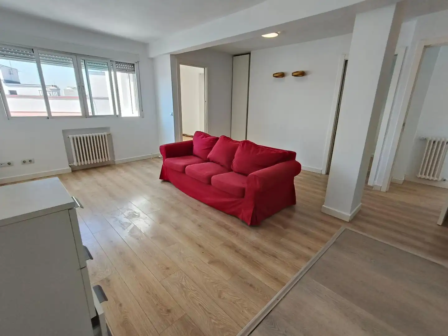 Sala de estar de Apartamento de alquiler en Madrid con Aire acondicionado y Calefacción