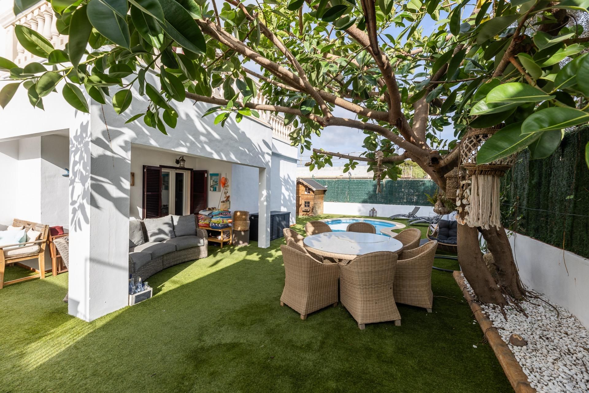 Terrassa de Casa o xalet en venda en Campos amb Aire condicionat, Jardí privat i Terrassa
