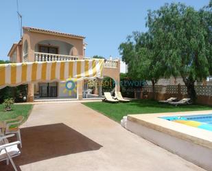 Garden of House or chalet to rent in Oliva  with Terrace and Swimming Pool