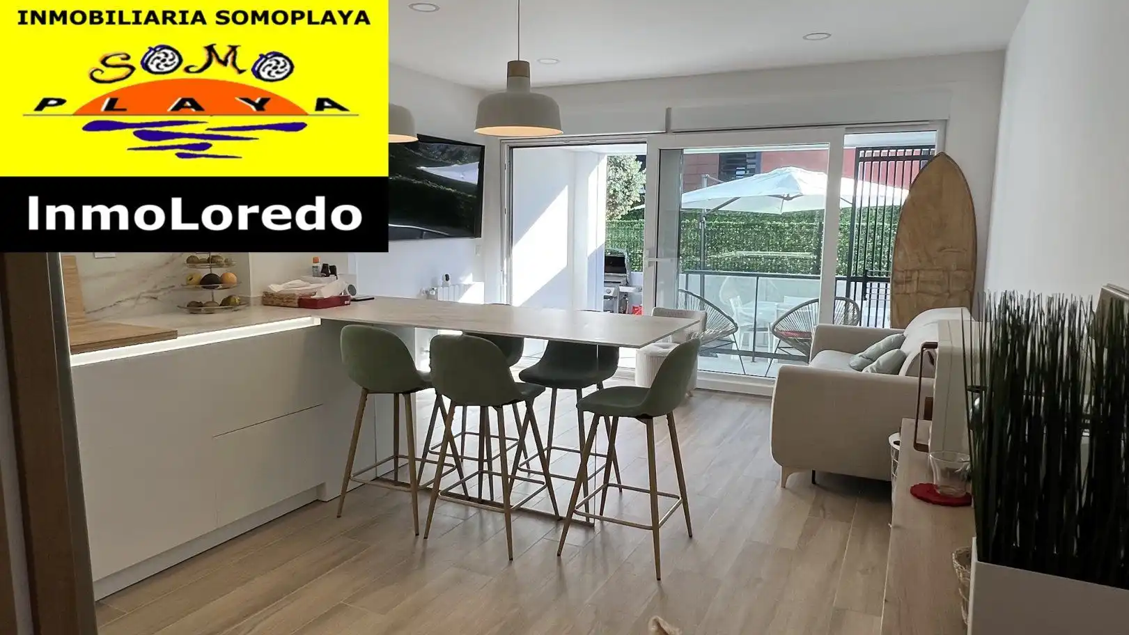 Außenansicht von Wohnung zum Verkauf in Ribamontán al Mar mit Heizung, Privatgarten und Abstellraum