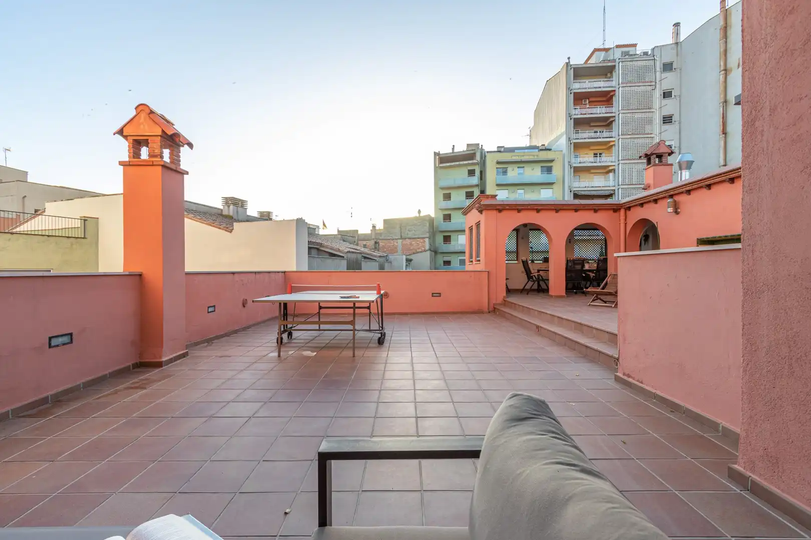 Terrace of Attic for sale in Figueres  with Heating, Terrace and Furnished