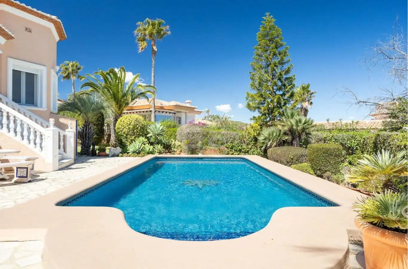 Jardín de Casa o chalet de alquiler en Dénia con Aire acondicionado, Calefacción y Jardín privado