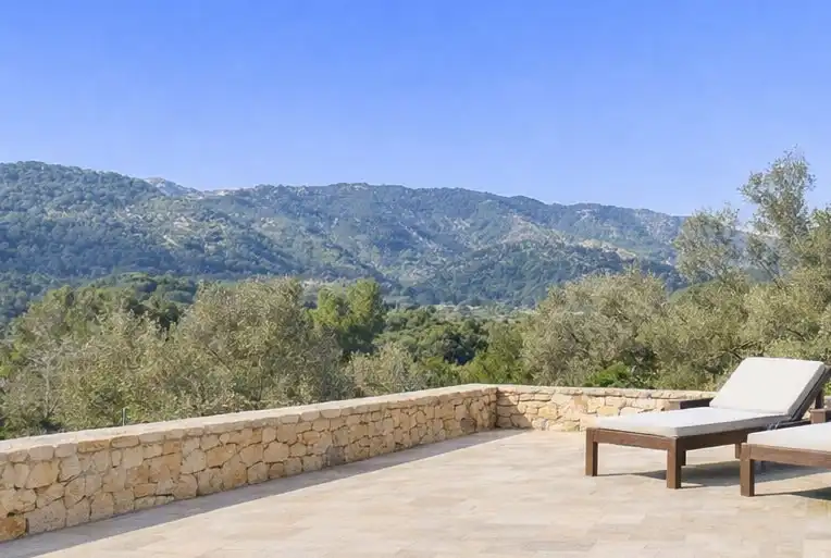 Terrace of Country homes for sale in Campanet  with Air Conditioner, Private garden and Terrace