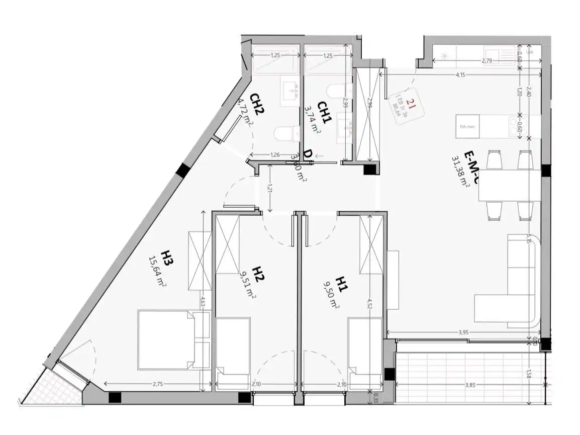 Wohnung mit Pool zum Verkauf in Platja d'Aro, imagen 3
