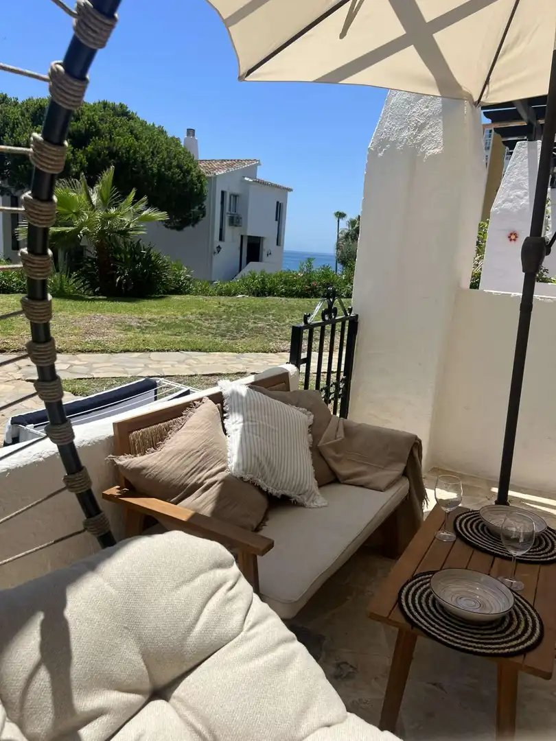 Terrassa de Apartament per a compartir en Mijas amb Aire condicionat, Terrassa i Moblat