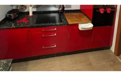 Kitchen of Flat for sale in Ourense Capital   with Heating, Furnished and Balcony