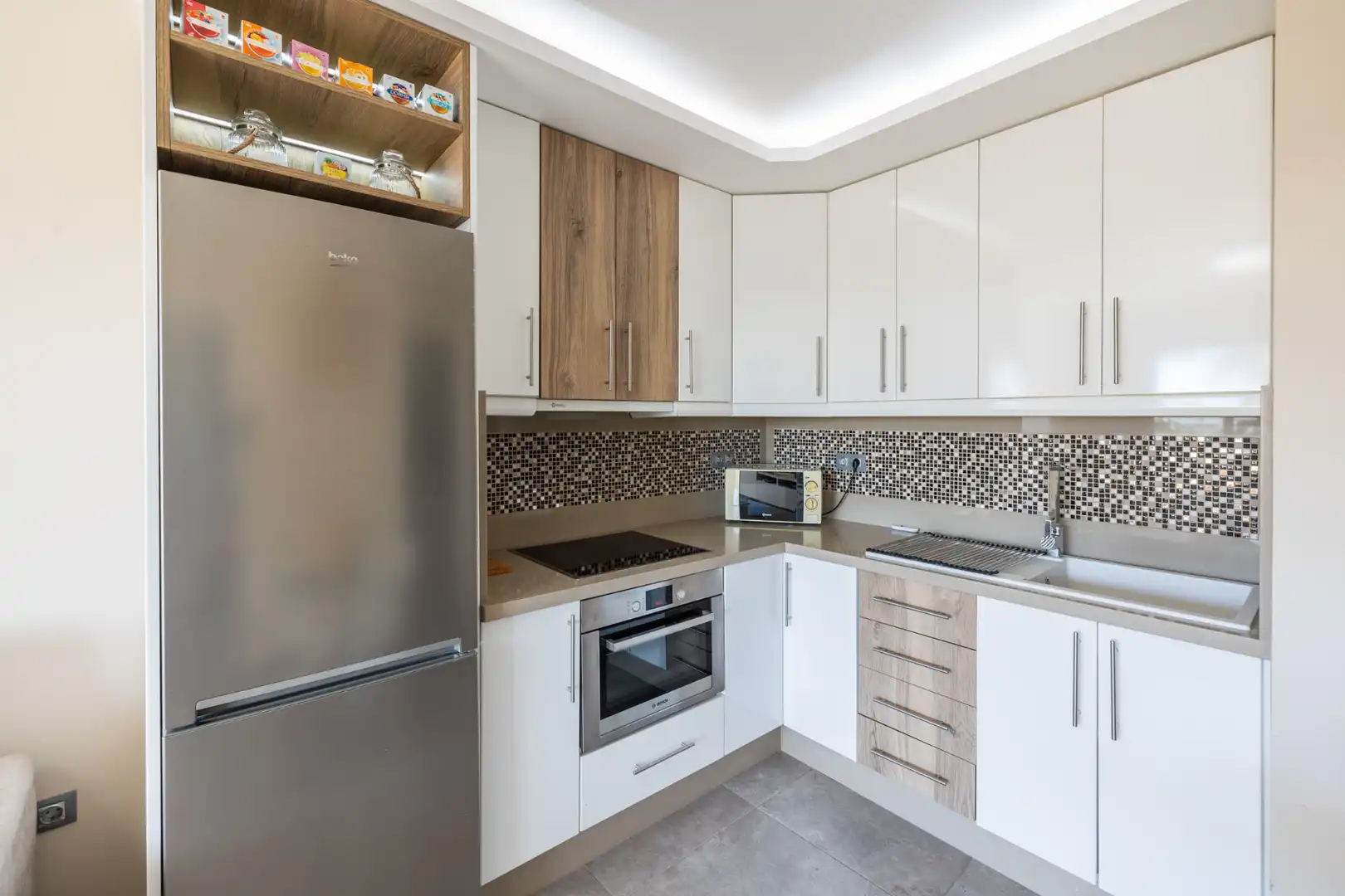 Küche von Wohnung zum Verkauf in Mogán mit Klimaanlage, Terrasse und Möbliert