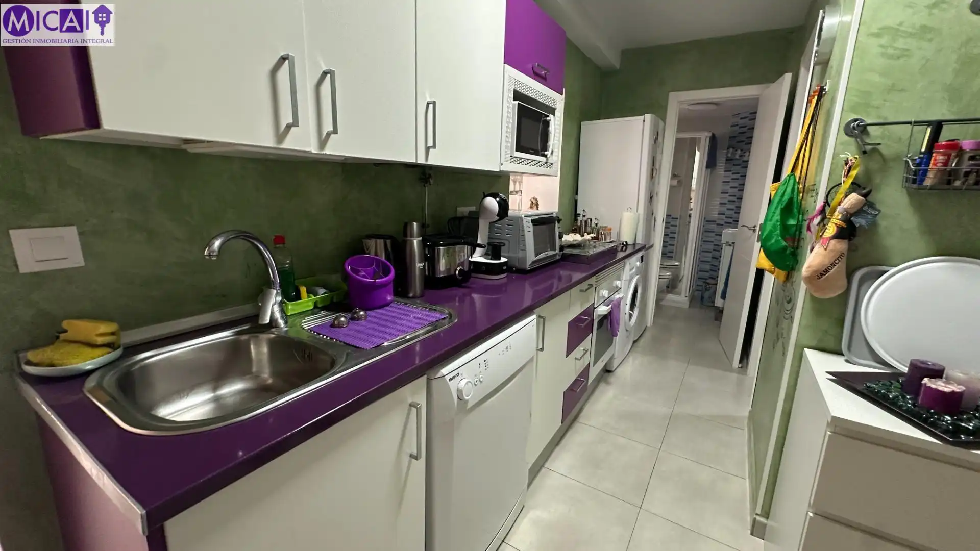 Cocina de Casa adosada en venta en Chiclana de la Frontera con Aire acondicionado, Jardín privado y Terraza