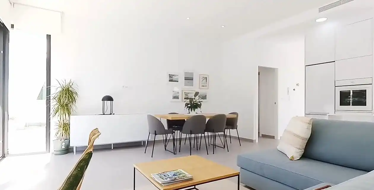 Sala de estar de Casa o chalet en venta en Pilar de la Horadada con Aire acondicionado, Calefacción y Jardín privado
