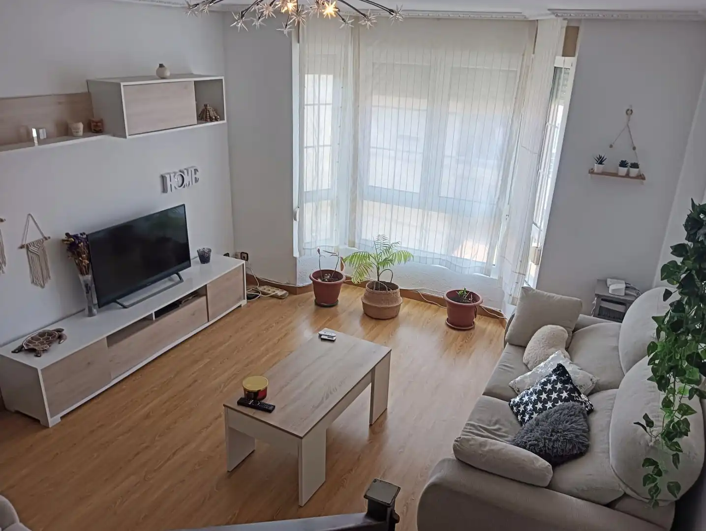 Wohnzimmer von Maisonette zum Verkauf in Piélagos mit Heizung, Parkett und Abstellraum