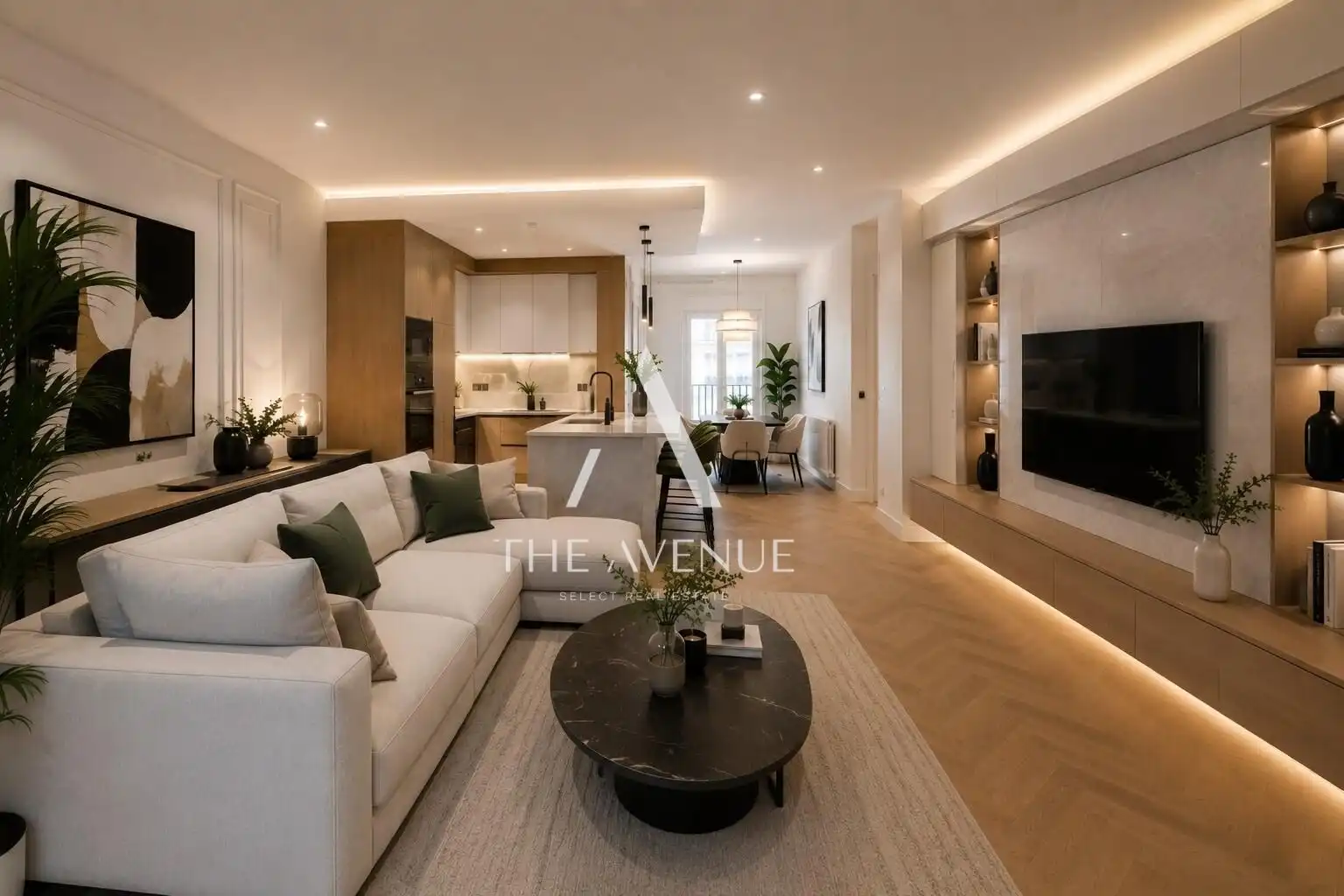 Living room of Flat for sale in Madrid