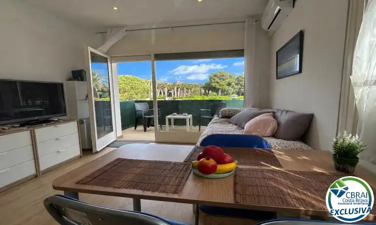 Balcony of Apartments for sale in Llançà  with Air Conditioner, Terrace and Furnished