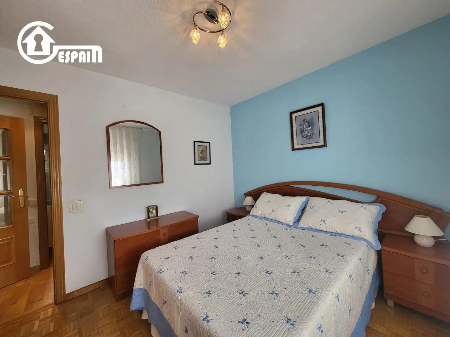 Schlafzimmer von Wohnung zum Verkauf in Madrid mit Heizung, Terrasse und Möbliert