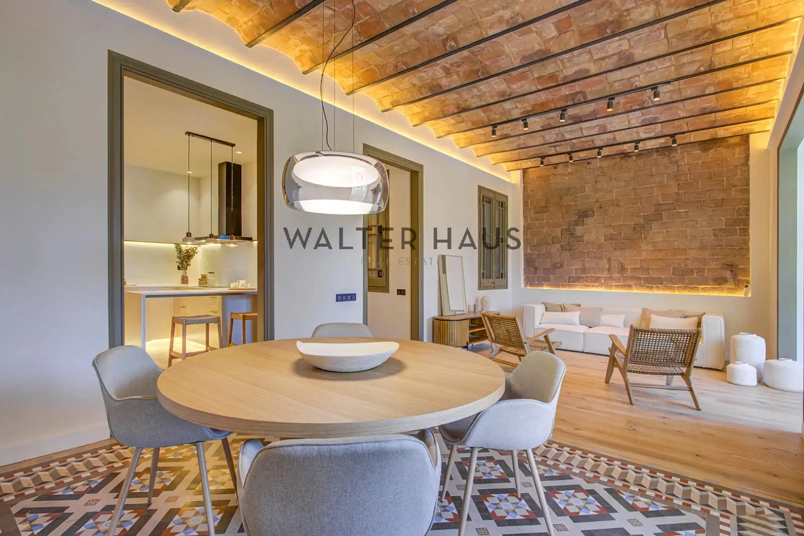 Sala de estar de Piso en venta en Barcelona con Aire acondicionado, Amueblado y Horno