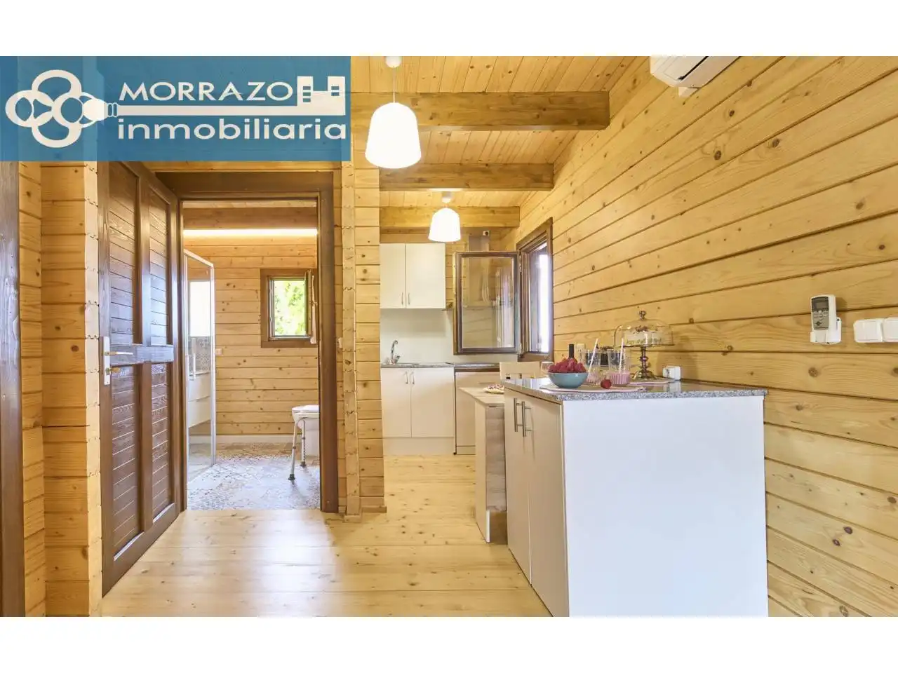 Dormitori de Casa o xalet en venda en Bueu amb Calefacció, Terrassa i Moblat