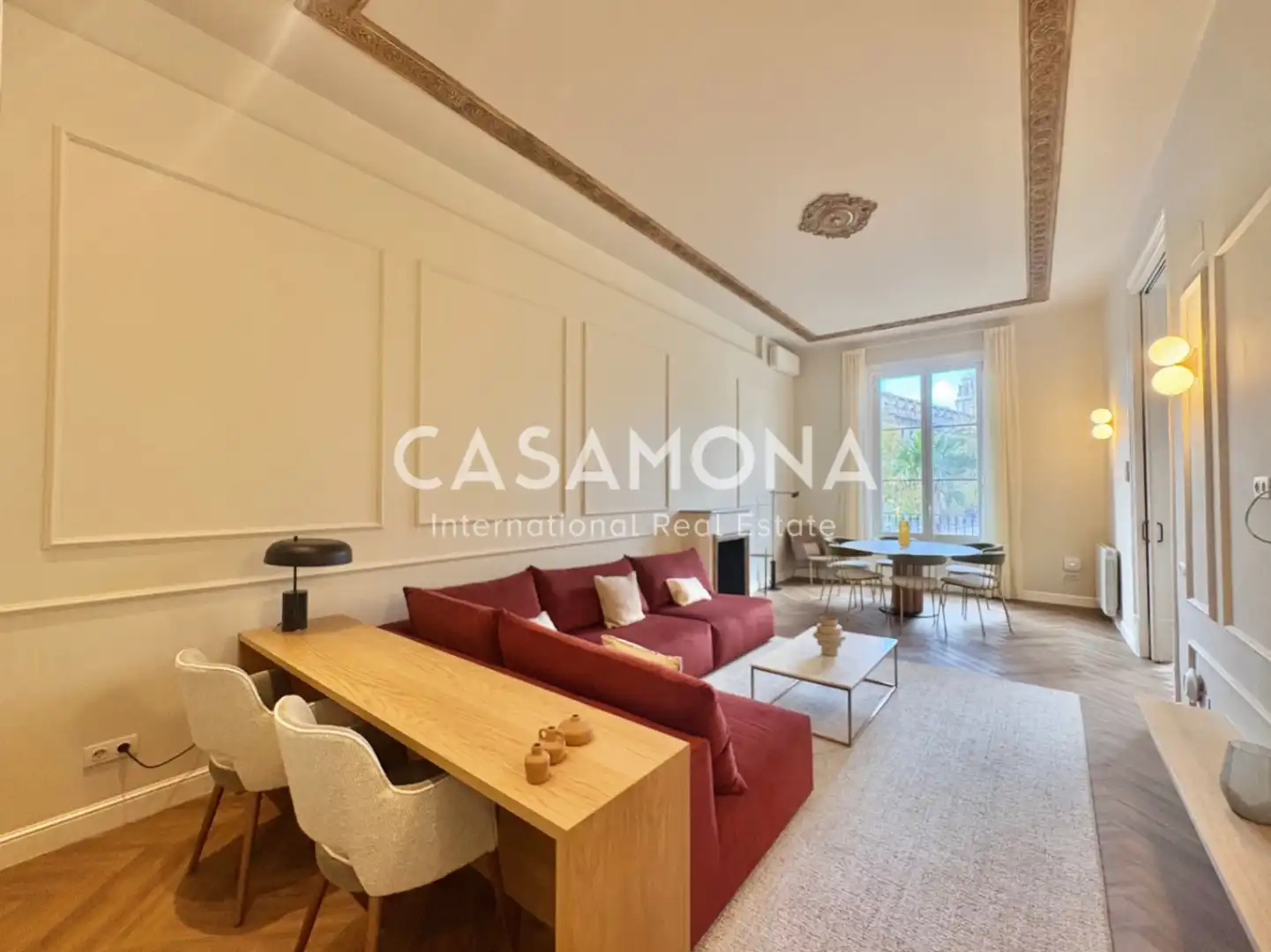 Sala d'estar de Apartament en venda en Barcelona amb Aire condicionat, Calefacció i Terrassa