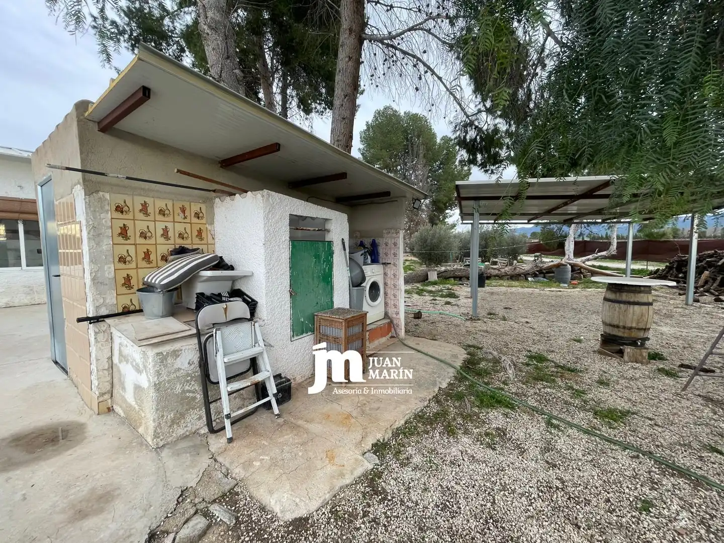 Jardí de Finca rústica en venda en Abarán amb Aire condicionat, Traster i Piscina