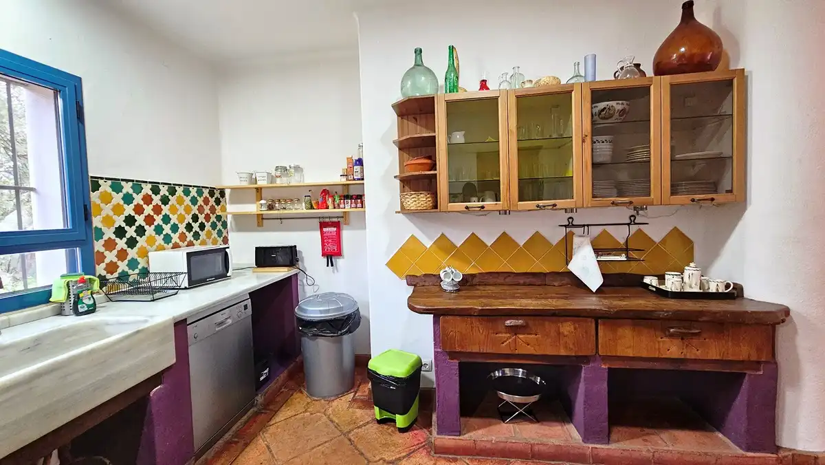 Cocina de Finca rústica en venta en Santa Ana la Real con Calefacción, Jardín privado y Terraza