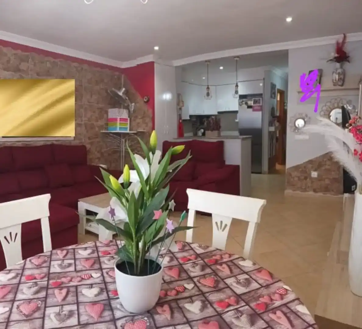 Wohnzimmer von Maisonette zum Verkauf in Dénia mit Klimaanlage