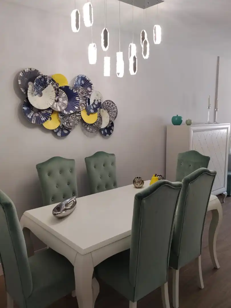Dining room of Flat for rent in Almuñécar  with Air Conditioner, Parquet flooring and Furnished
