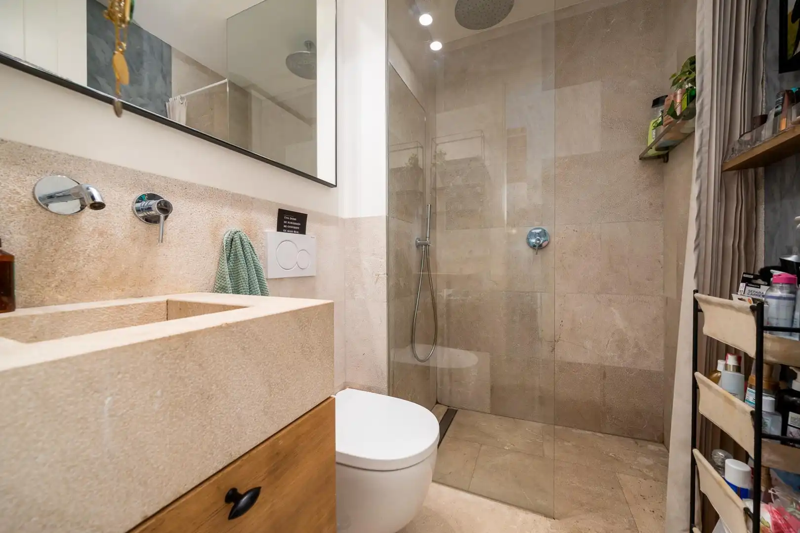 Badezimmer von Erdgeschoss zum Verkauf in  Palma de Mallorca mit Klimaanlage, Terrasse und Schwimmbad