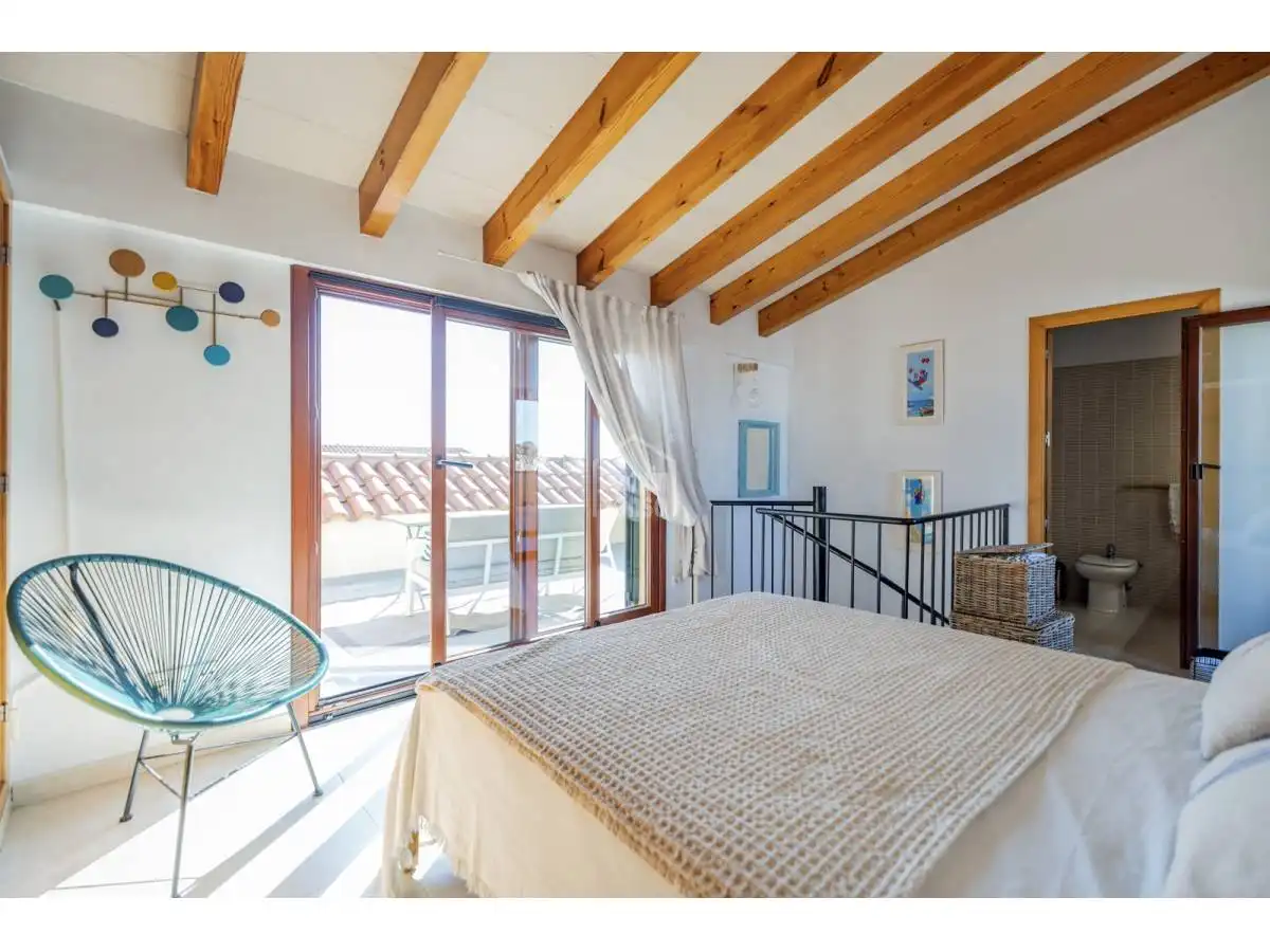 Terraza de Apartamento en venta en Es Castell con Terraza