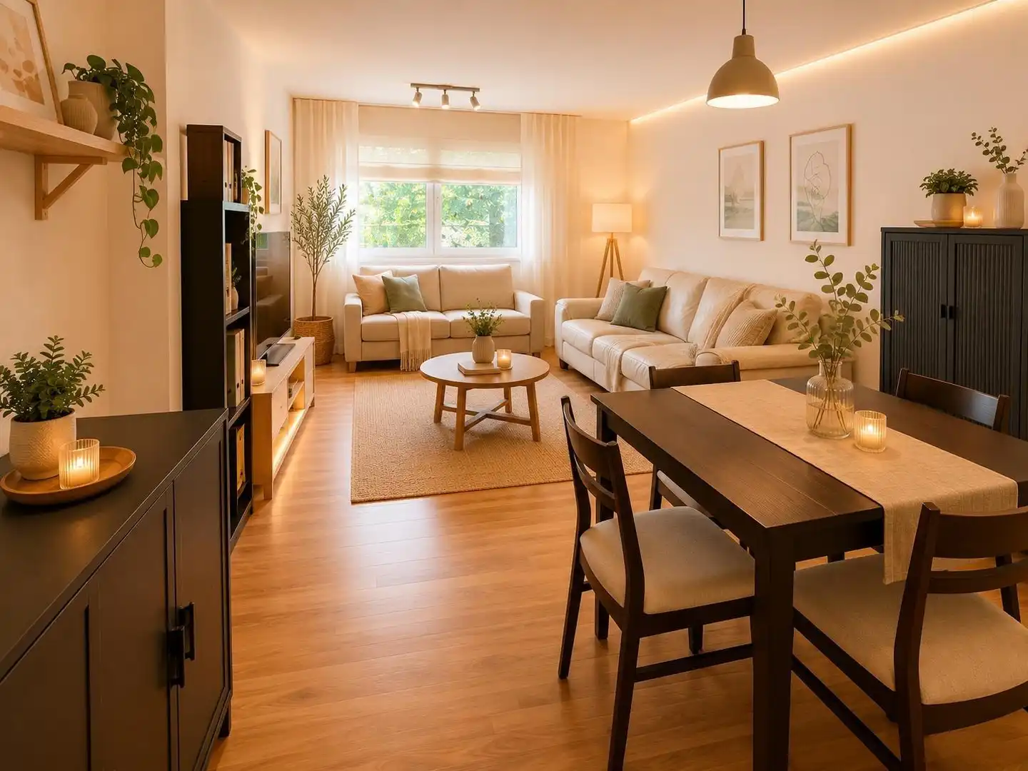 Sala de estar de Ático en venta en  Palma de Mallorca con Aire acondicionado, Calefacción y Parquet