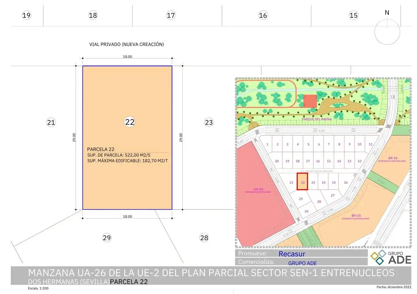 Residencial en venta en Dos Hermanas