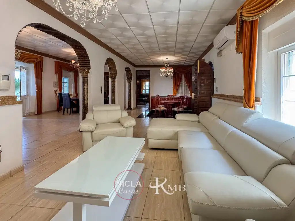 Living room of Houses for sale in Cuevas del Almanzora  with Air Conditioner, Private garden and Terrace