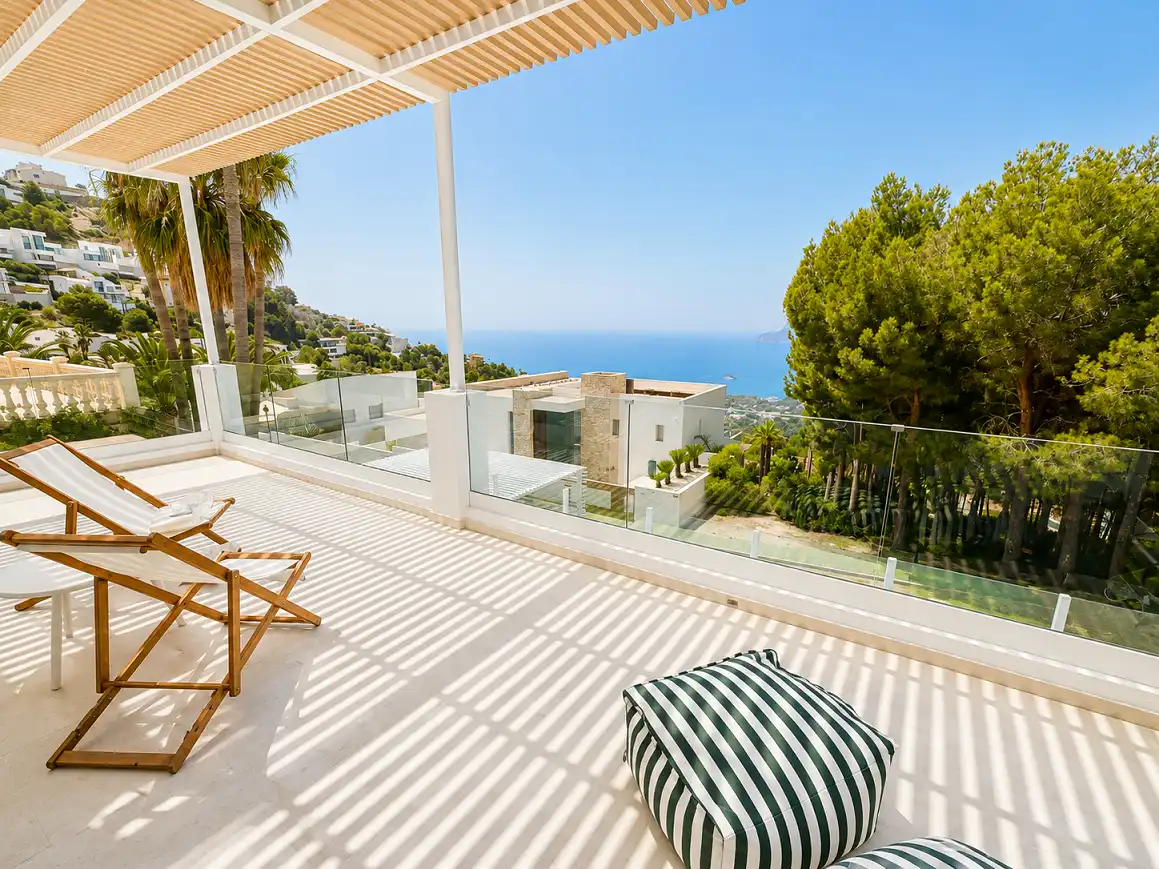 Terraza de Casa o chalet en venta en Altea con Aire acondicionado, Calefacción y Jardín privado