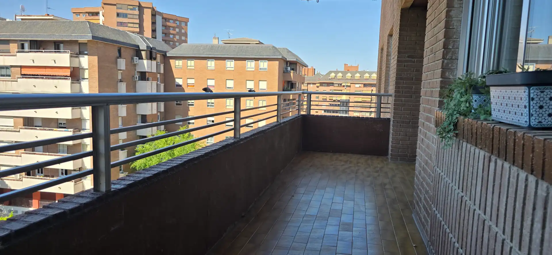Balcony of Flat for sale in Madrid  with Heating, Private garden and Terrace
