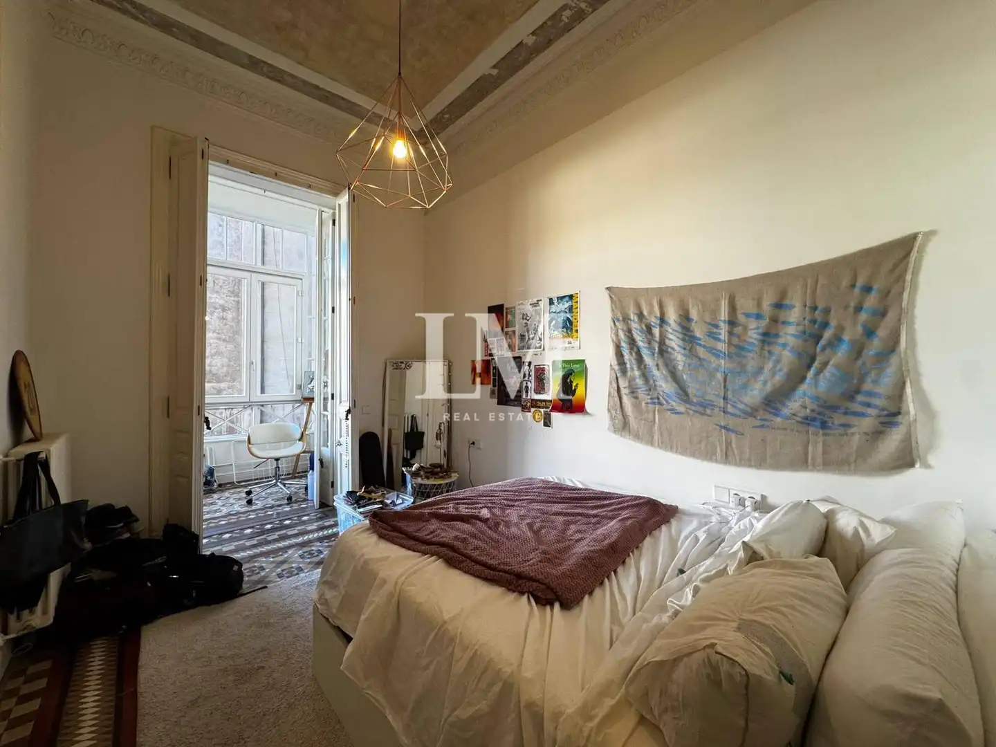 Dormitori de Apartament de lloguer en Eixample
