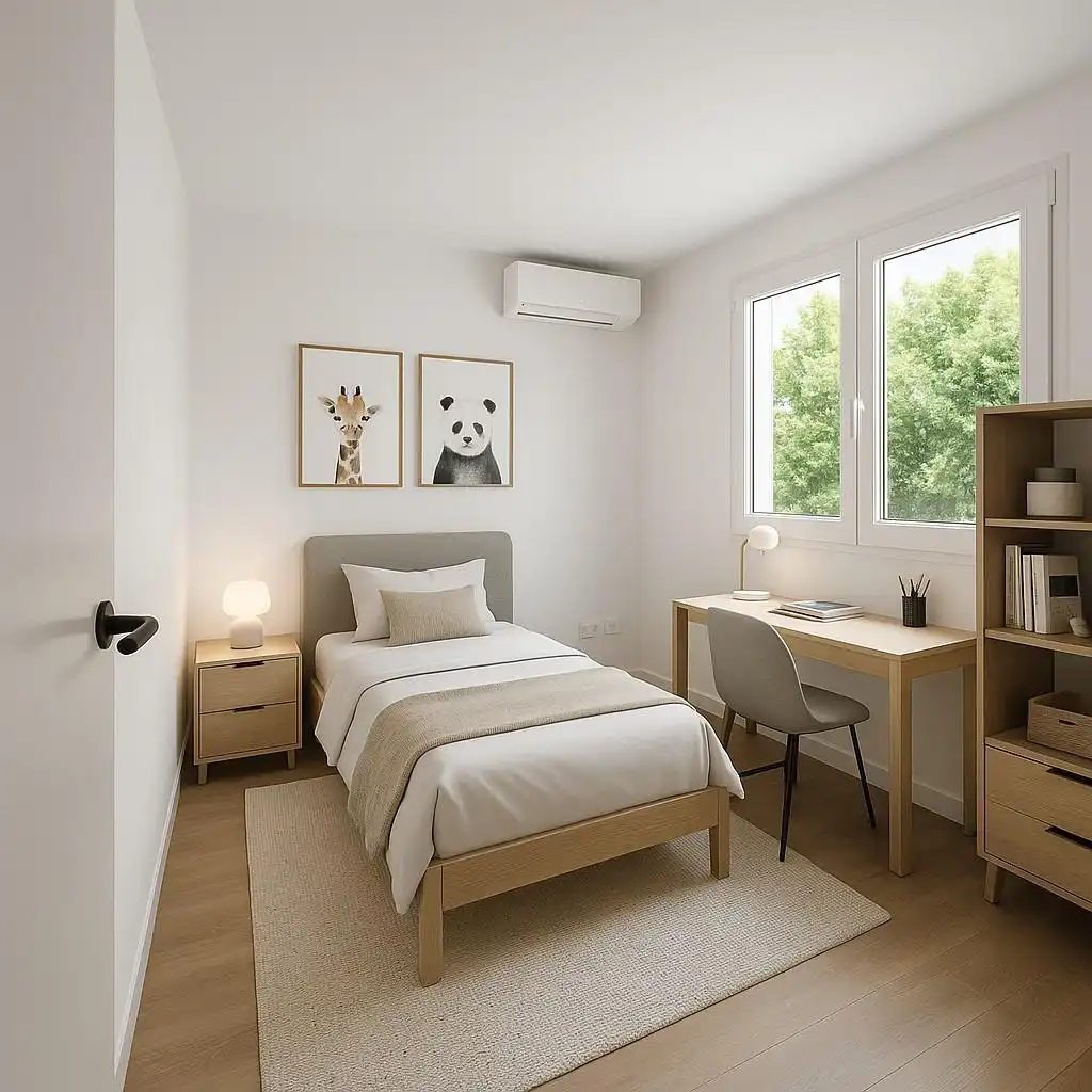 Dormitori de Apartament en venda en Benalmádena amb Aire condicionat, Parquet i Terrassa