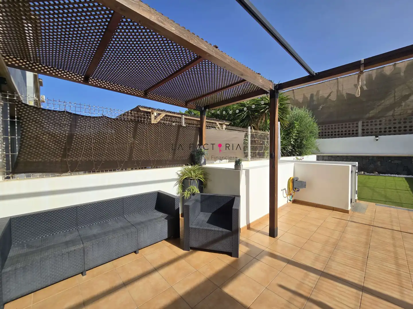 Terraza de Casa adosada en venta en San Miguel de Abona con Jardín privado, Parquet y Terraza
