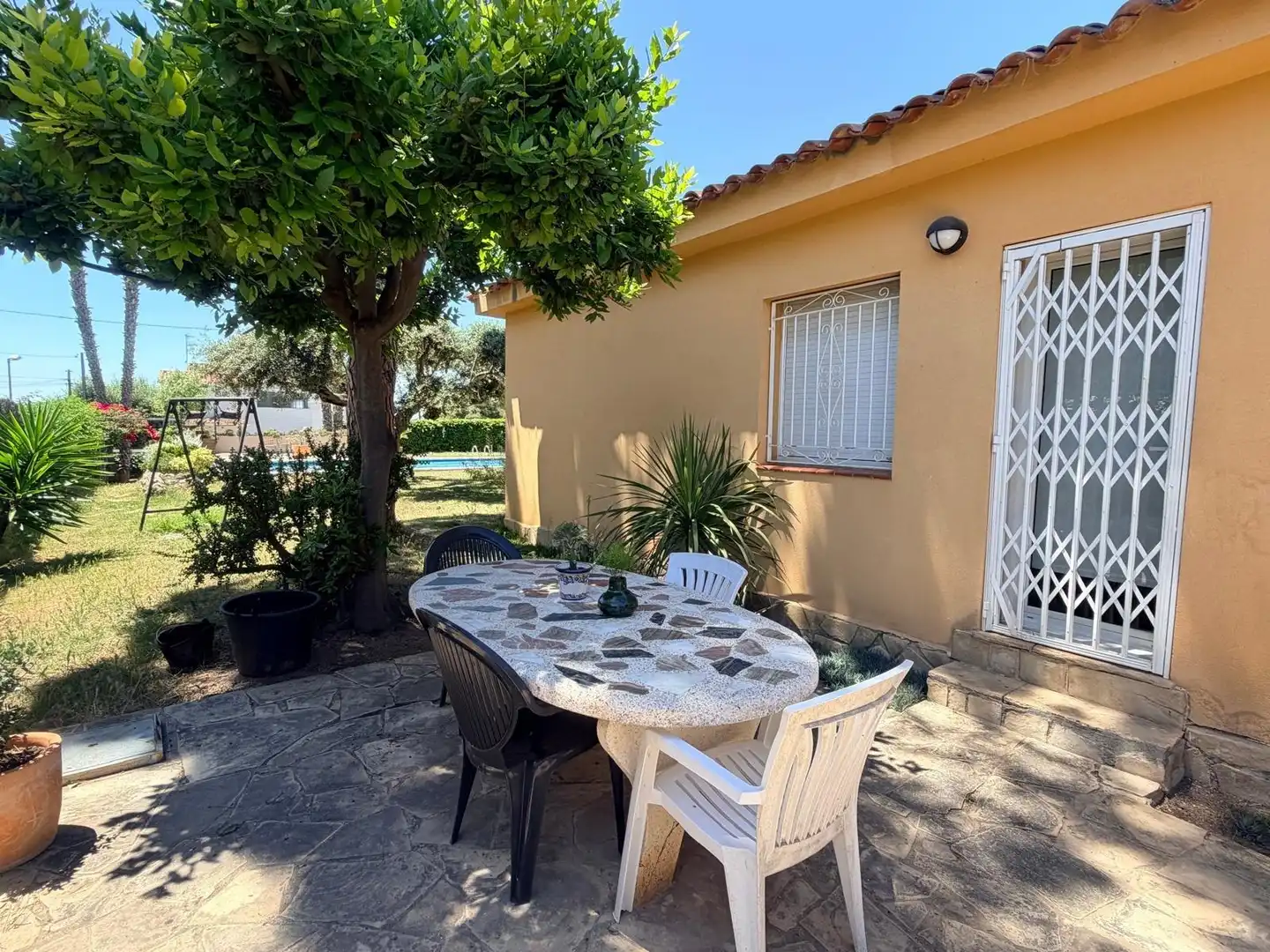 Jardí de Casa o xalet en venda en Cunit amb Calefacció, Jardí privat i Piscina