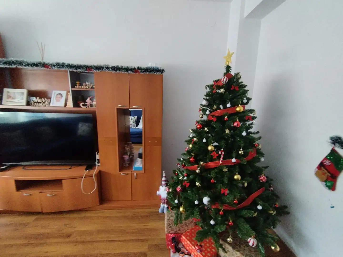 Living room of Flat for sale in Ferrol  with Storage room, Furnished and Oven