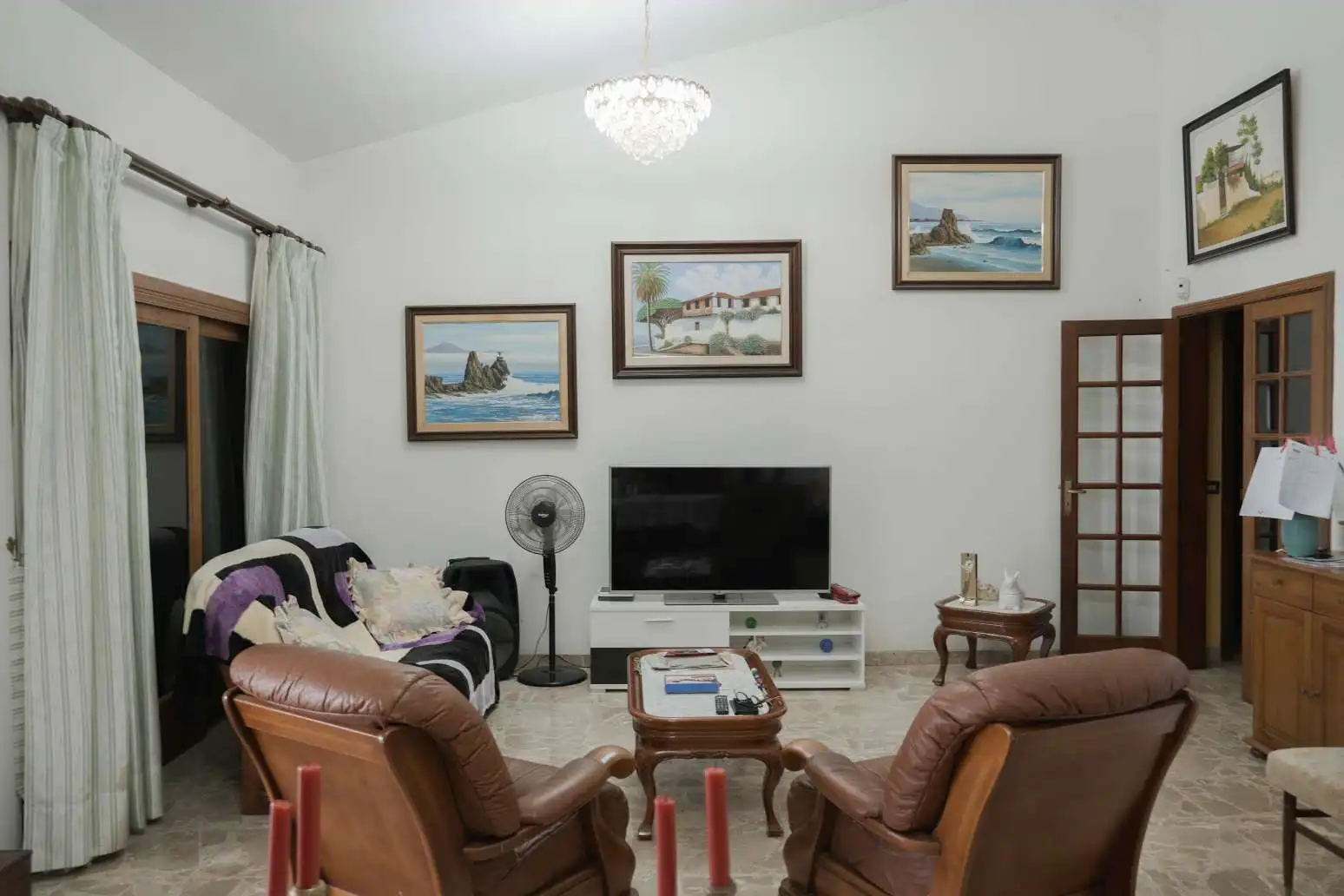 Sala d'estar de Casa o xalet en venda en Santa Cruz de Tenerife amb Aire condicionat, Terrassa i Traster