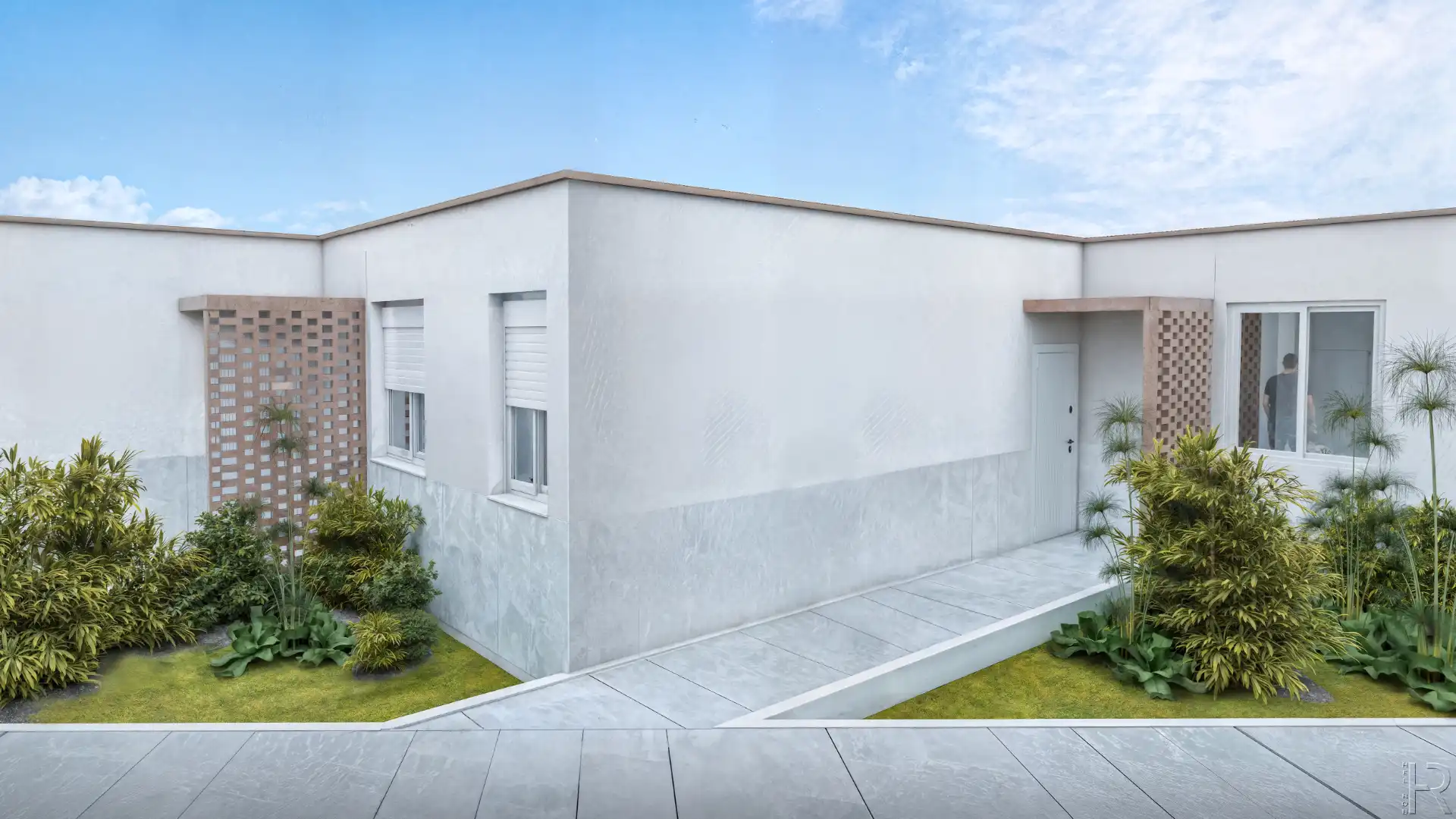 Vista exterior de Casa o xalet en venda en Mogente / Moixent amb Aire condicionat, Terrassa i Piscina comunitària