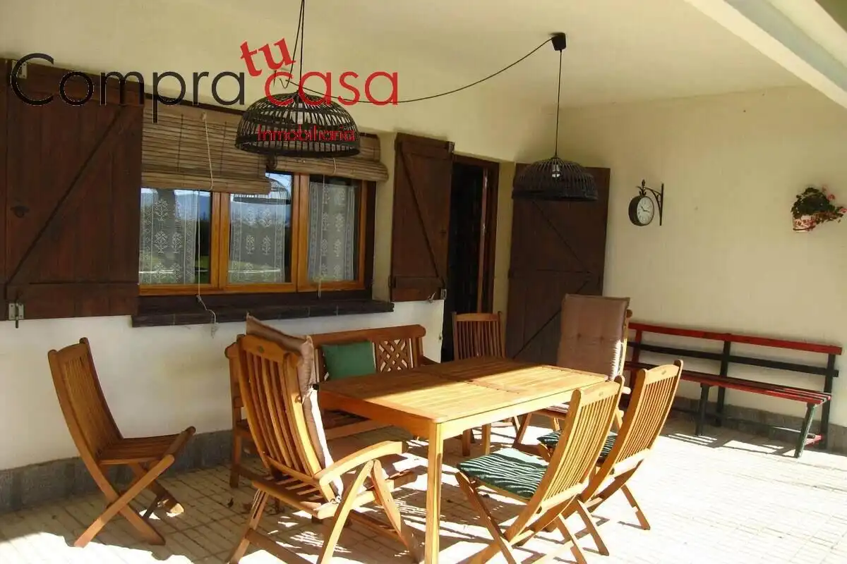 Terraza de Casa o chalet en venta en Valverde del Majano con Calefacción, Jardín privado y Terraza