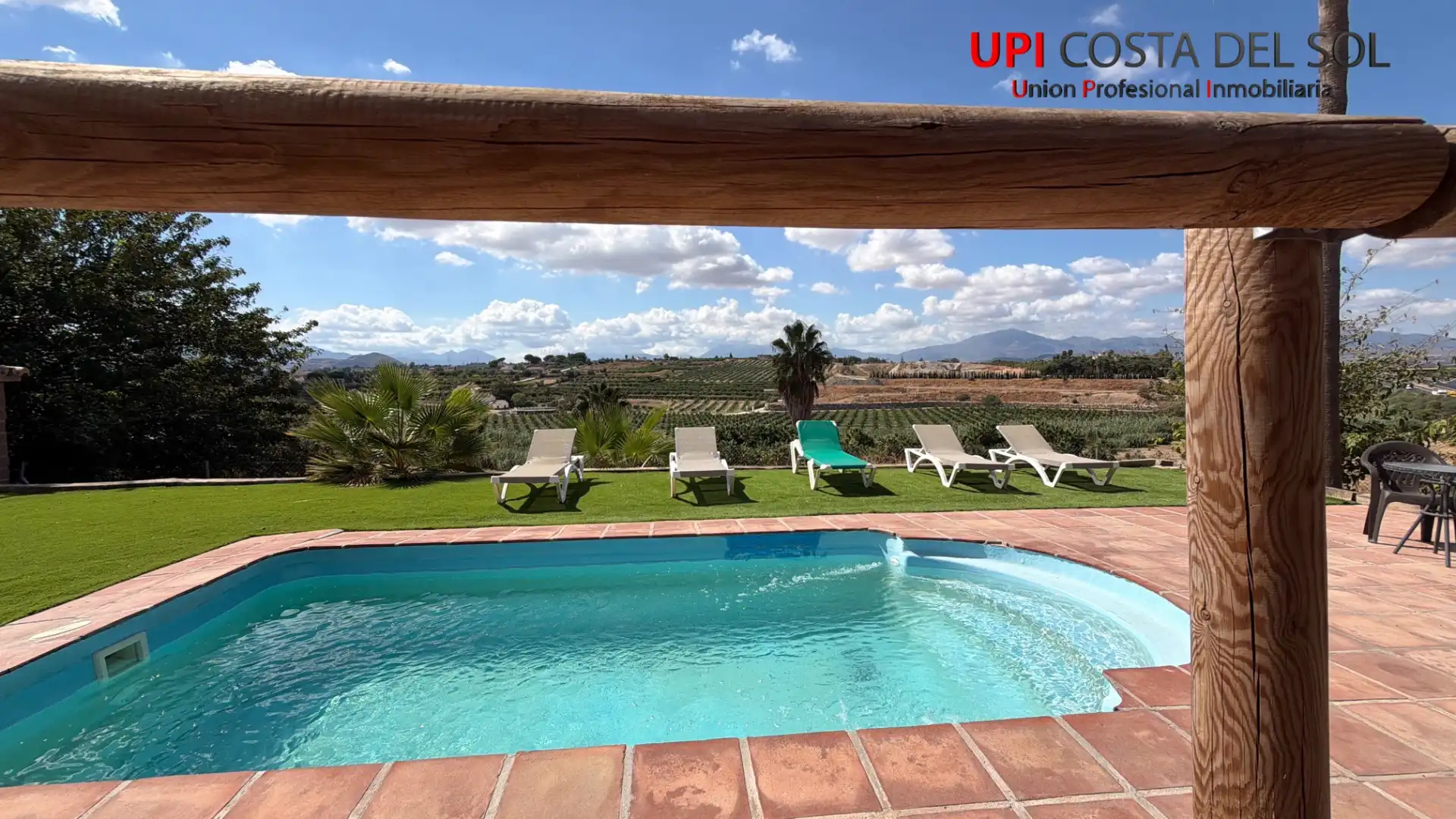 Piscina de Finca rústica en venta en Cártama con Aire acondicionado, Jardín privado y Terraza