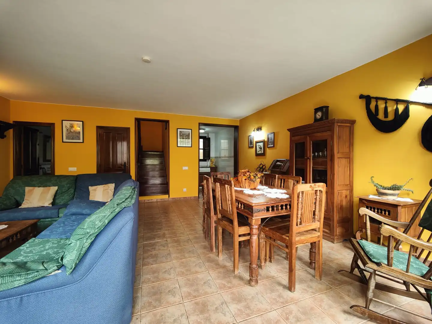 Comedor de Casa o chalet en venta en Quirós con Jardín privado, Amueblado y Balcón