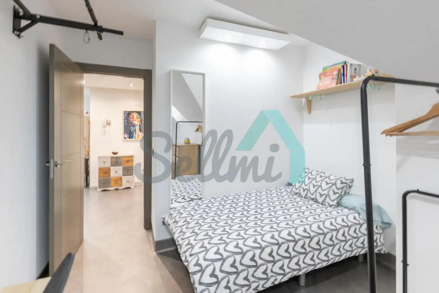 Bedroom of Flat for share in Oviedo   with Heating, Furnished and Internet