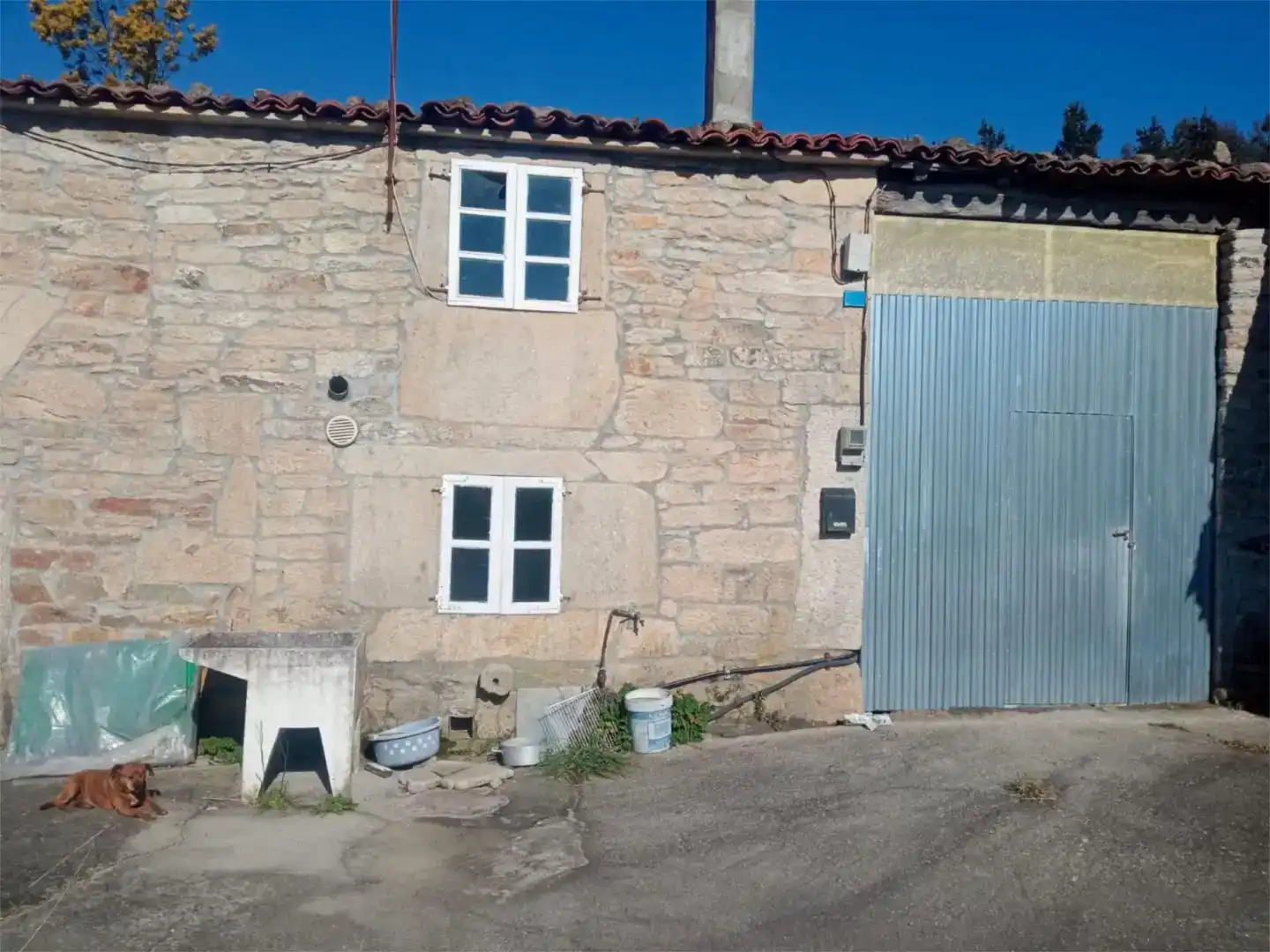 Vista exterior de Planta baixa en venda en Monterroso, Lugo